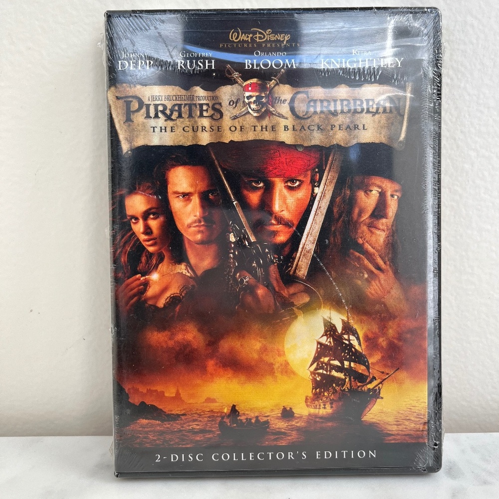 Pirates of the Caribbean Curse of the Black Pearl SEALED DVD